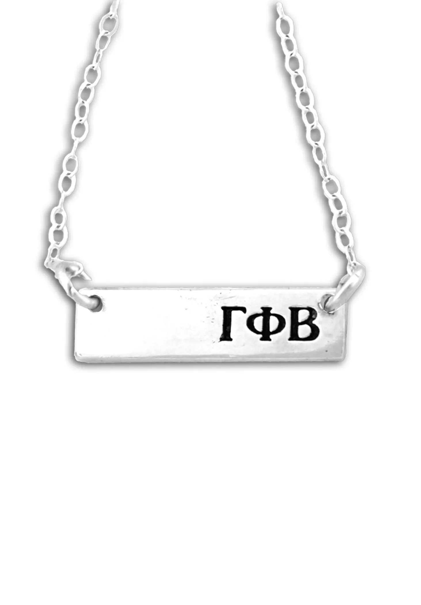 Bar Letters Necklace