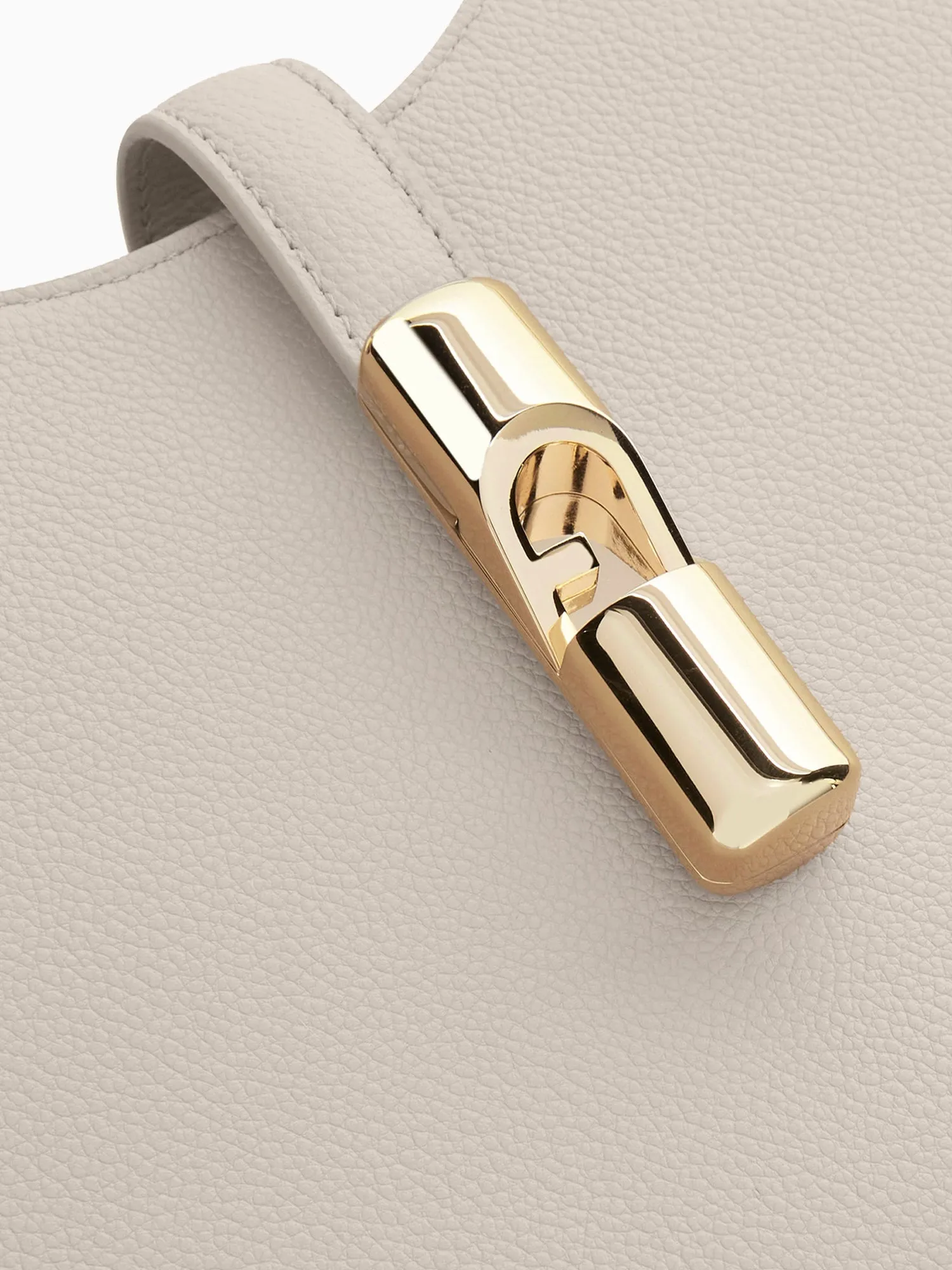 Furla Goccia Xl Hobo Vaniglia Leather