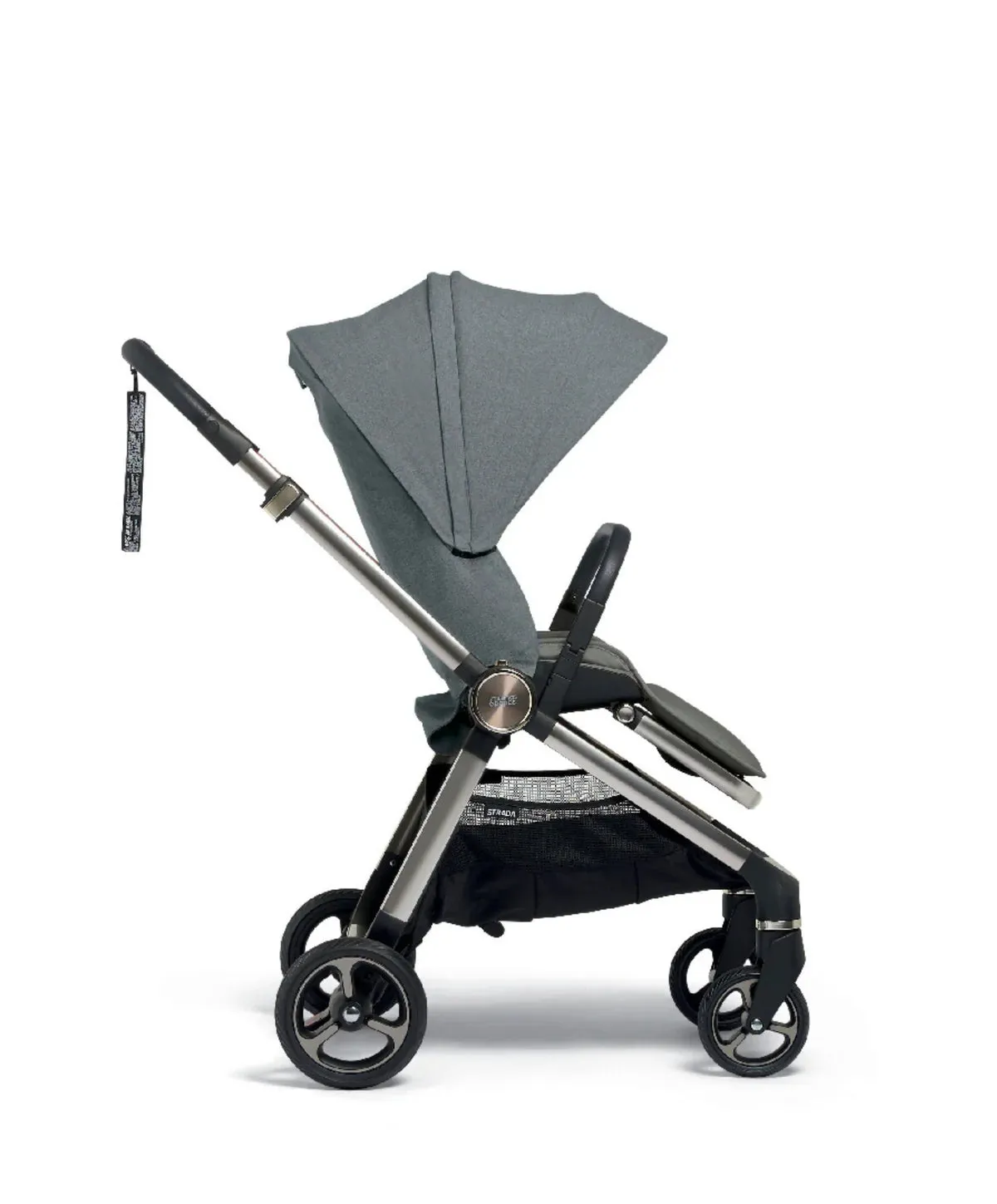 Mamas & Papas Strada Pram Bundle (3 Pieces) - Grey Melange