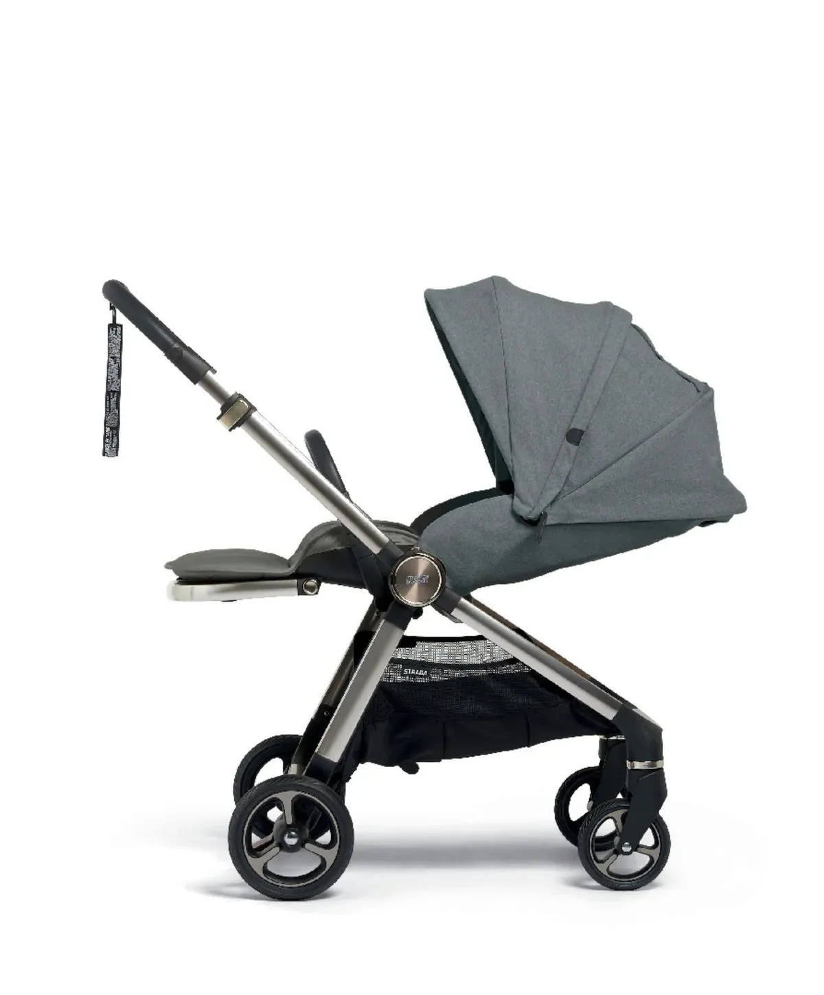 Mamas & Papas Strada Pram Bundle (3 Pieces) - Grey Melange